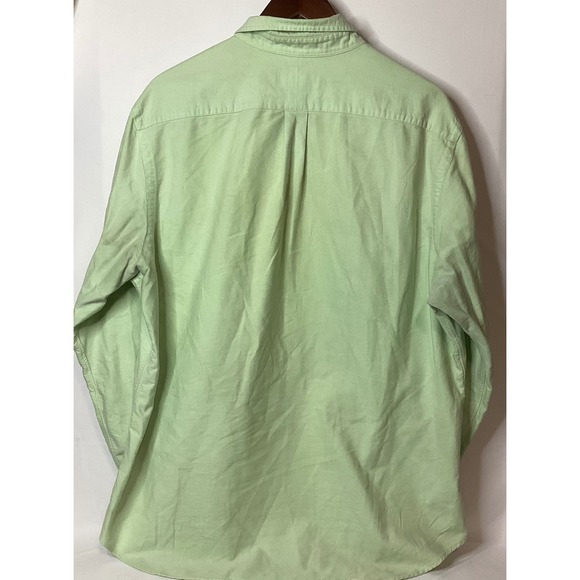 Ralph Lauren Men's Green Button‎ Down Shirt Long Sleeve Polo Pony Logo Size XL - Picture 5 of 12